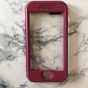 Plum iPhone 7 Nuud Lifeproof case